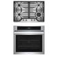 Frigidaire 2-Piece Kitchen Package with 5.3 Cu. Ft. Single Electric Wall Oven and 30" Gas Cooktop in Stainless Steel, , large