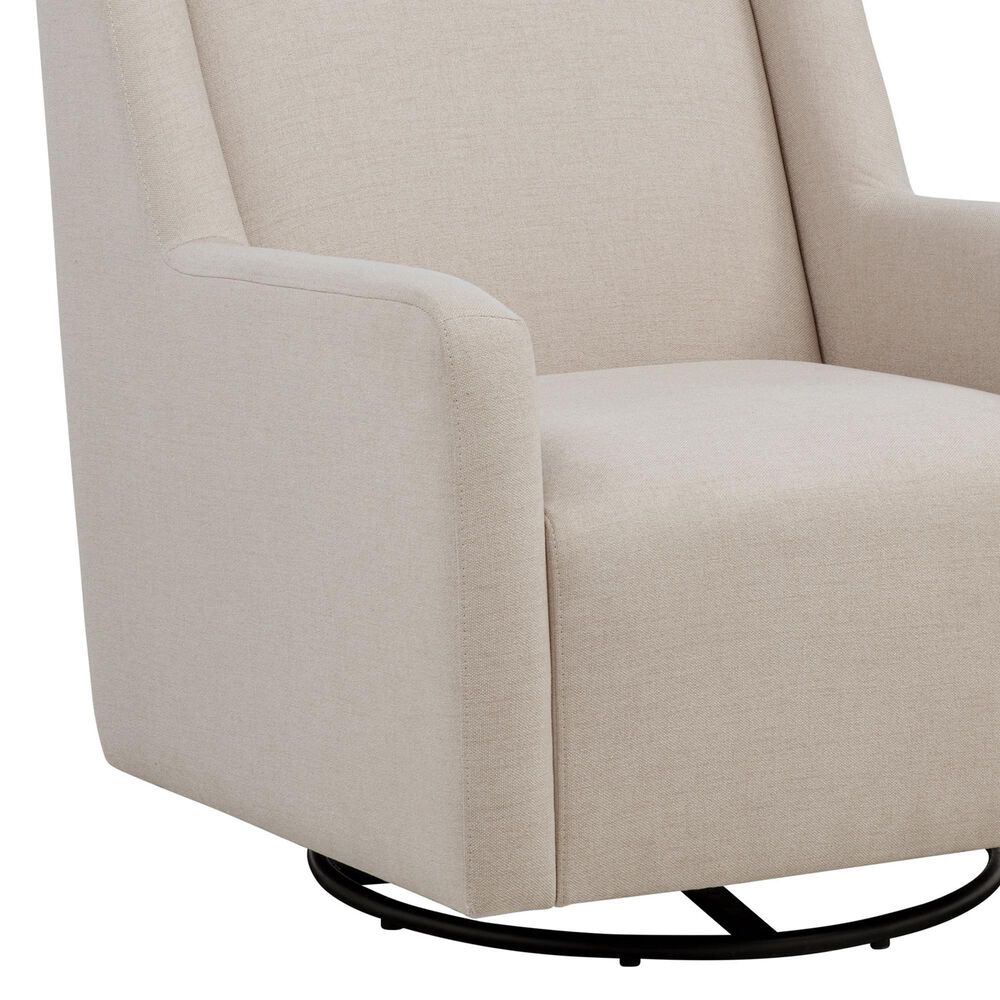 Coaster Sorrel Swivel Glider Arm Chair in Latte, , large