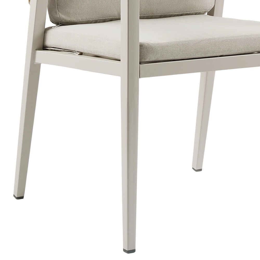 Hearth and Haven Wicker Rattan Woven Patio Dining Chair in Gray &#40;Set of 2&#41;, , large