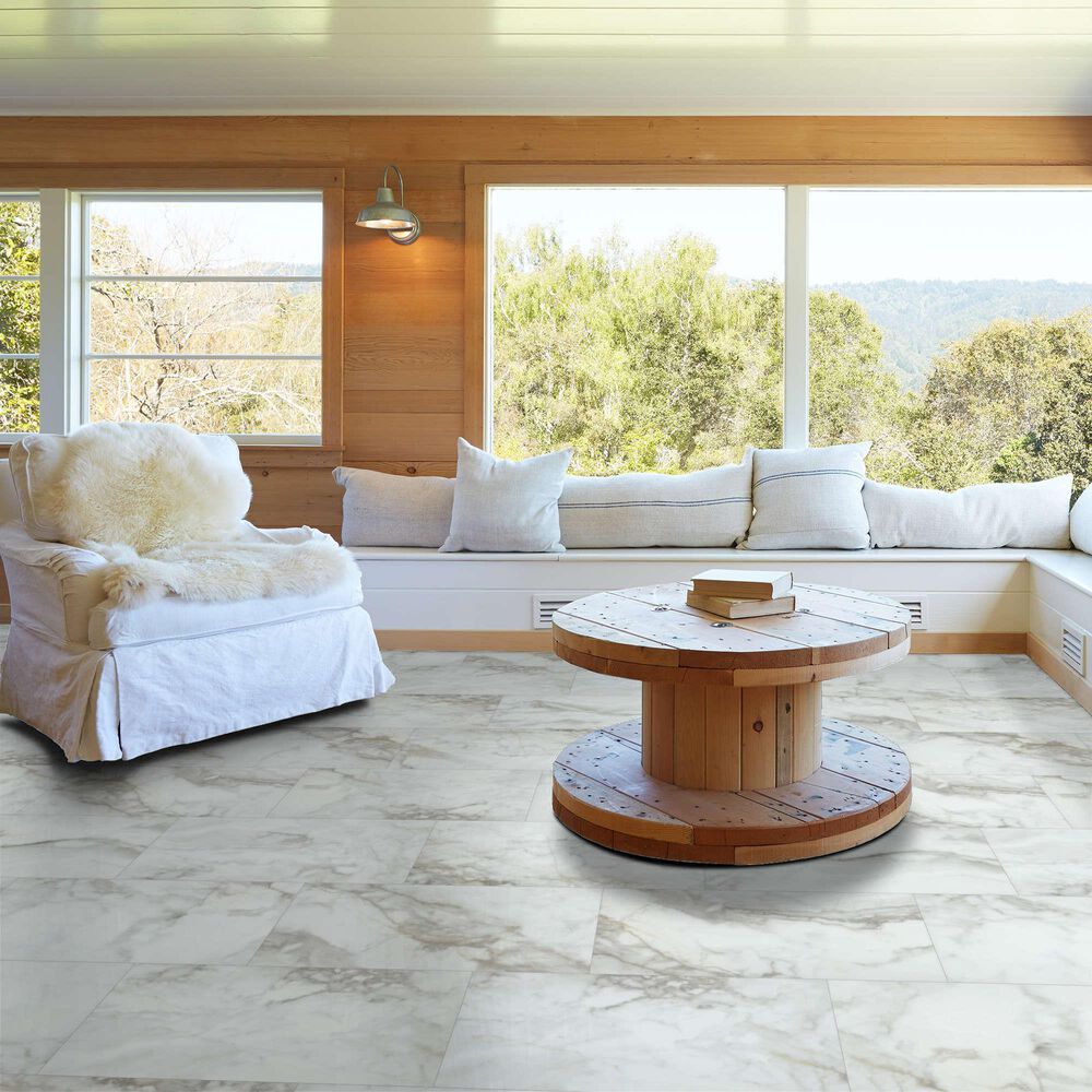 Shaw Paragon Tile Plus Calacatta 12&quot; x 24&quot; Luxury Vinyl Tile, , large