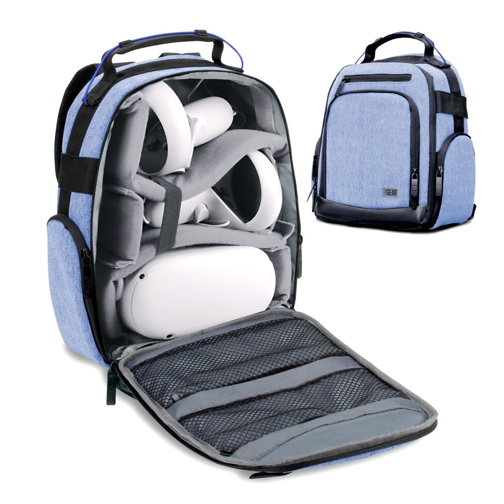 USA Gear UBK VR Headset Backpack in Blue, , large