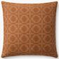 Loloi 18" Square Throw Pillow in Rust and Beige, , large