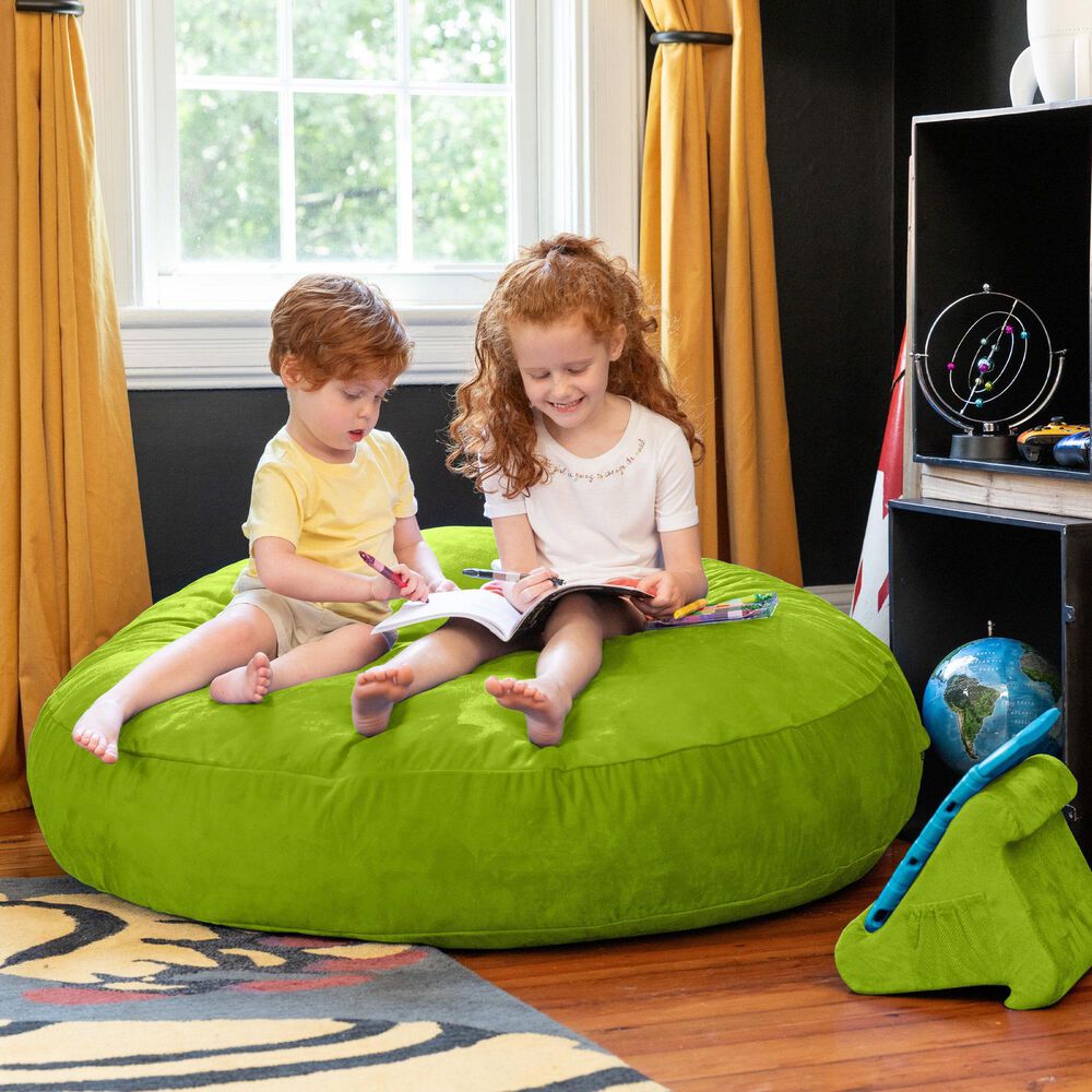Jaxx 4&#39; Cocoon Kids Bean Bag in Lime, , large