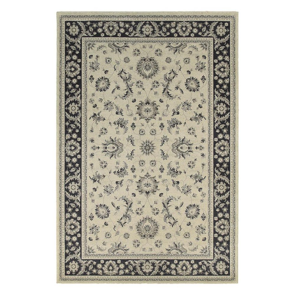 Oriental Weavers Richmond 117W 7"10" Round Grey Area Rug, , large