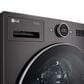 LG 5 Cu. Ft. Front Load Washer with 25 Wash Cycles and 7.4 Cu. Ft. Electric Dryer Laundry Pair in Black Steel, , large