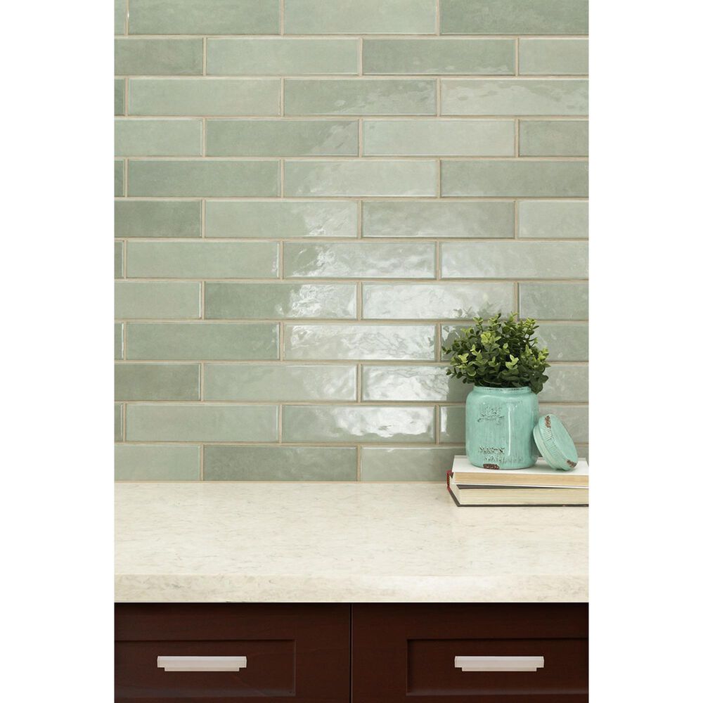 MS International Renzo Jade 3&quot; x 12&quot; Ceramic Tile, , large