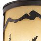 Vaxcel Yellowstone 1-Light Moose Wall Sconce in Burnished Bronze, , large