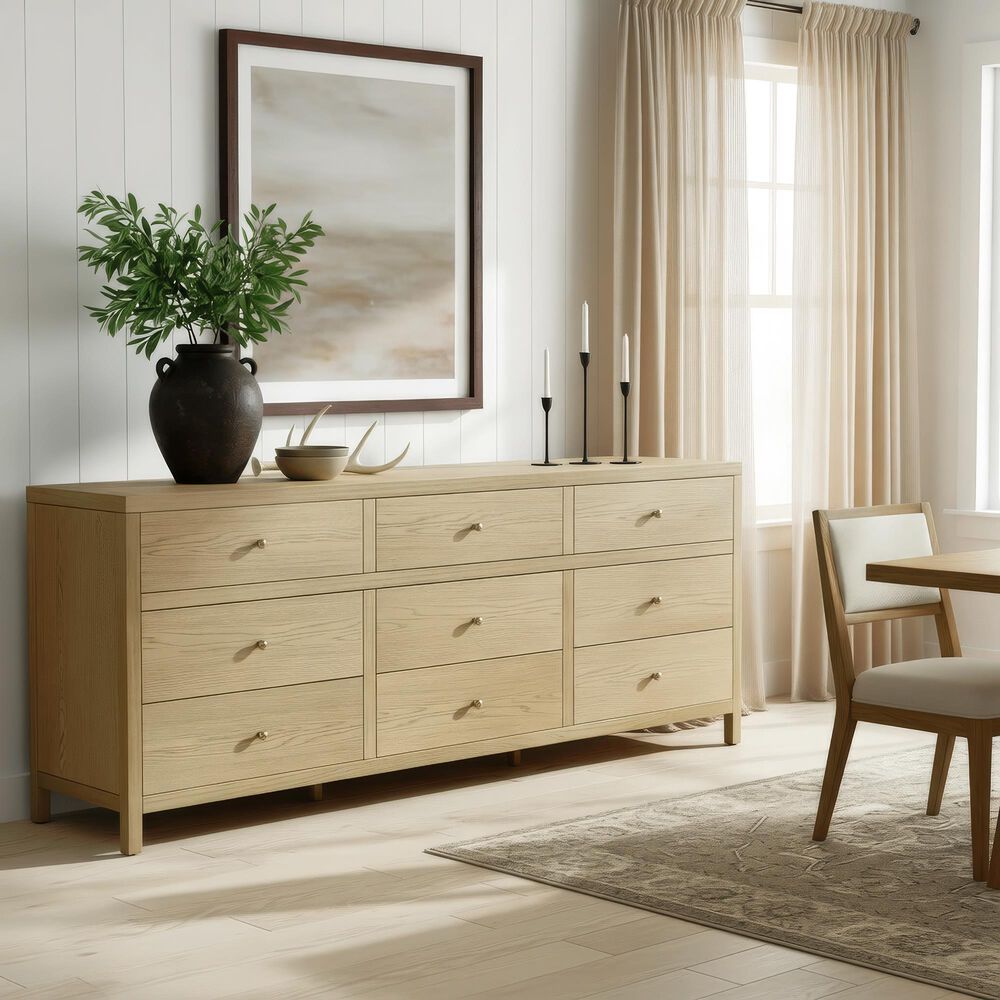 Butler Specialty Company Nora 9-Drawer Dresser in Light Brown, , large