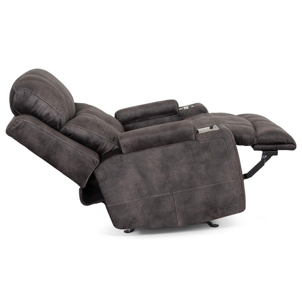 Moore Furniture Arlington Power Chair and A Half Recliner in Monroe Ebony, , large