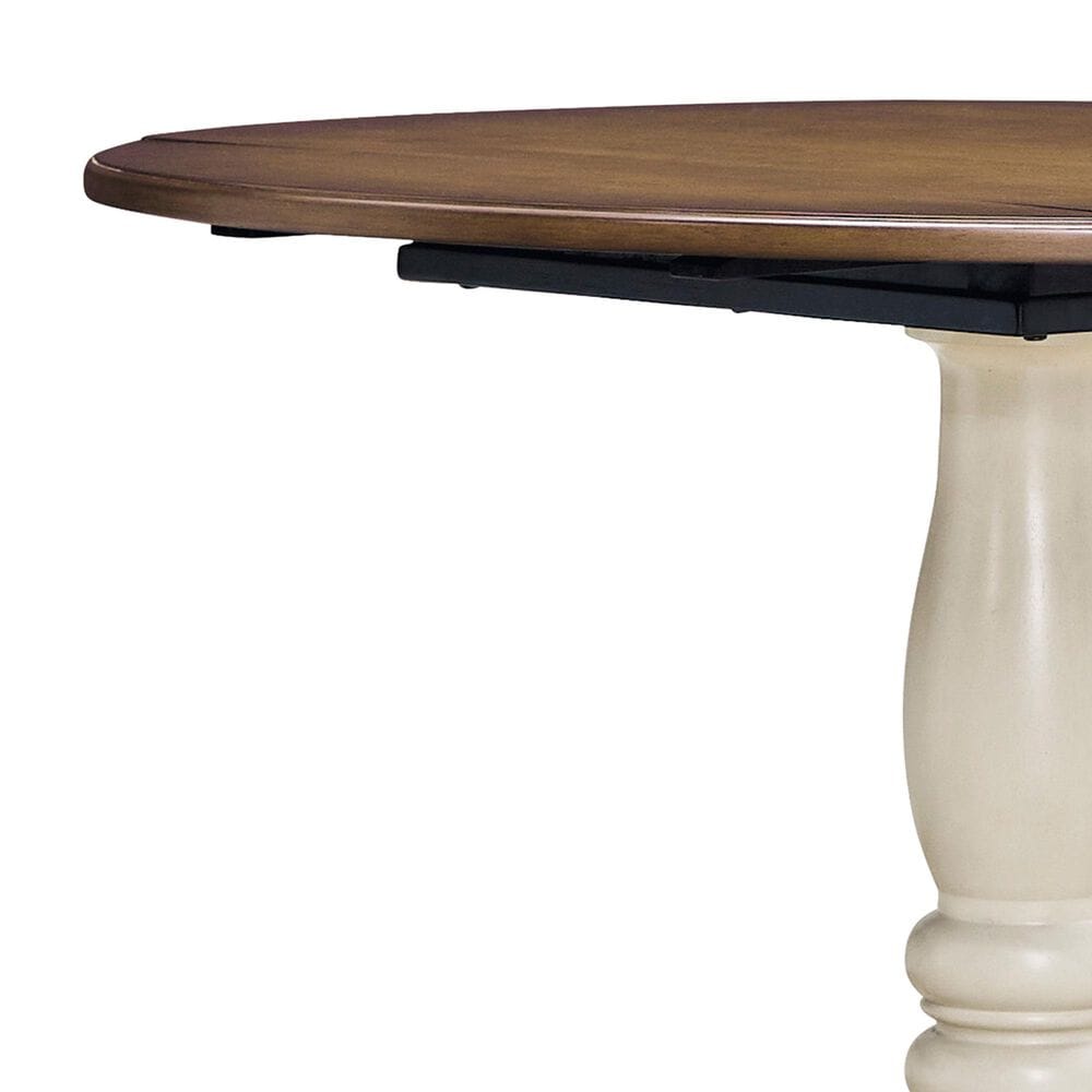 Ashley Wirloni 5-Piece Round Dining Set in Antique White and Brown, , large