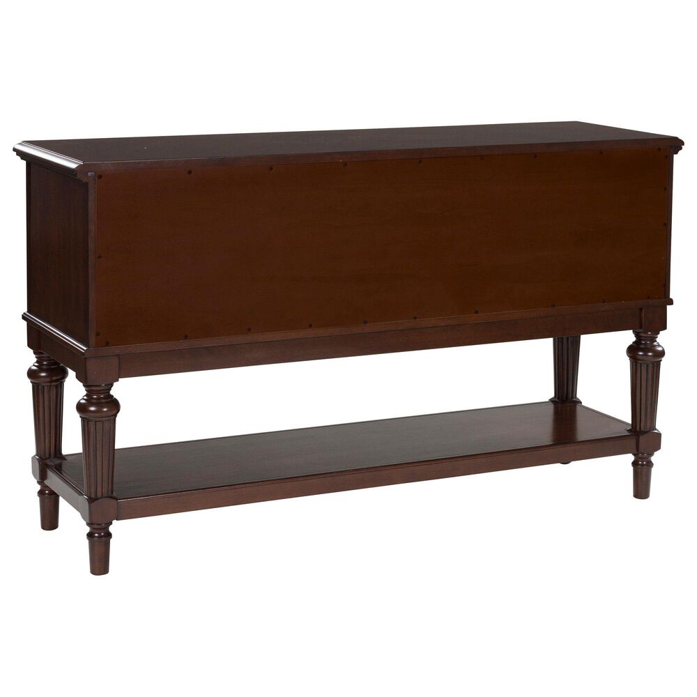 Ashley Lavinton 4-Drawer Server in Cherry Brown, , large