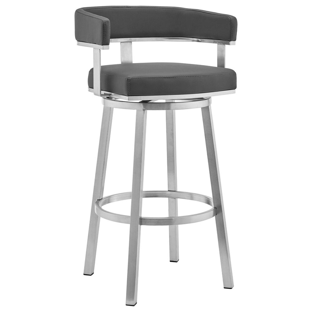 Blue River Naomi and Lorin 3-Piece Counter Height Dining Set in Stainless Steel, , large