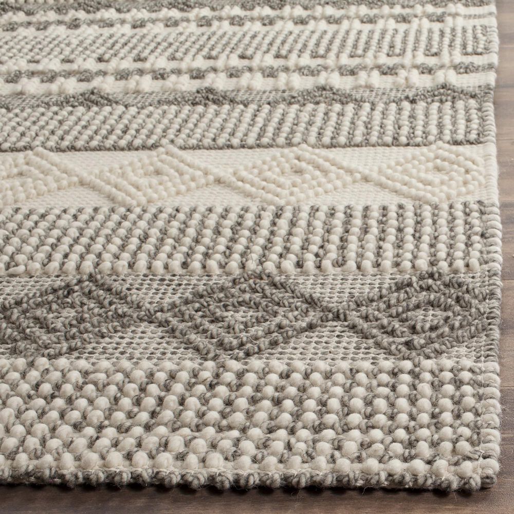 Safavieh Natura 2&#39;3&quot; x 18&#39; Grey and Ivory Runner, , large