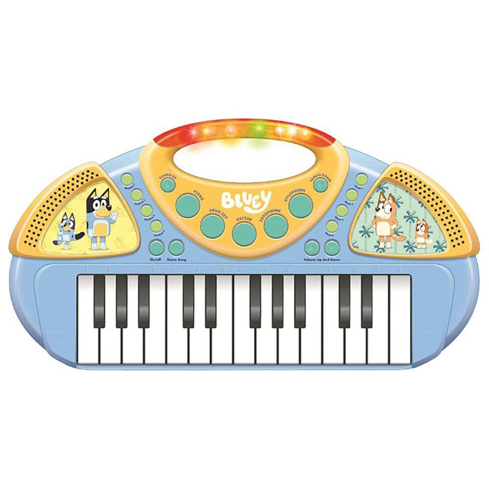Bluey 25 Note Keyboard Musical Instrument with Light Up Handle, , large