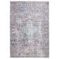 Feizy Percy 5"3" x 7"6" Blue and Multicolor Area Rug, , large