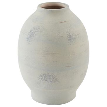 Ashley Clayson 10" Vase in Distressed Sage Green, , large