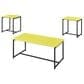 HOMLUX 3-Piece Occasional Table Set in Yellow, , large