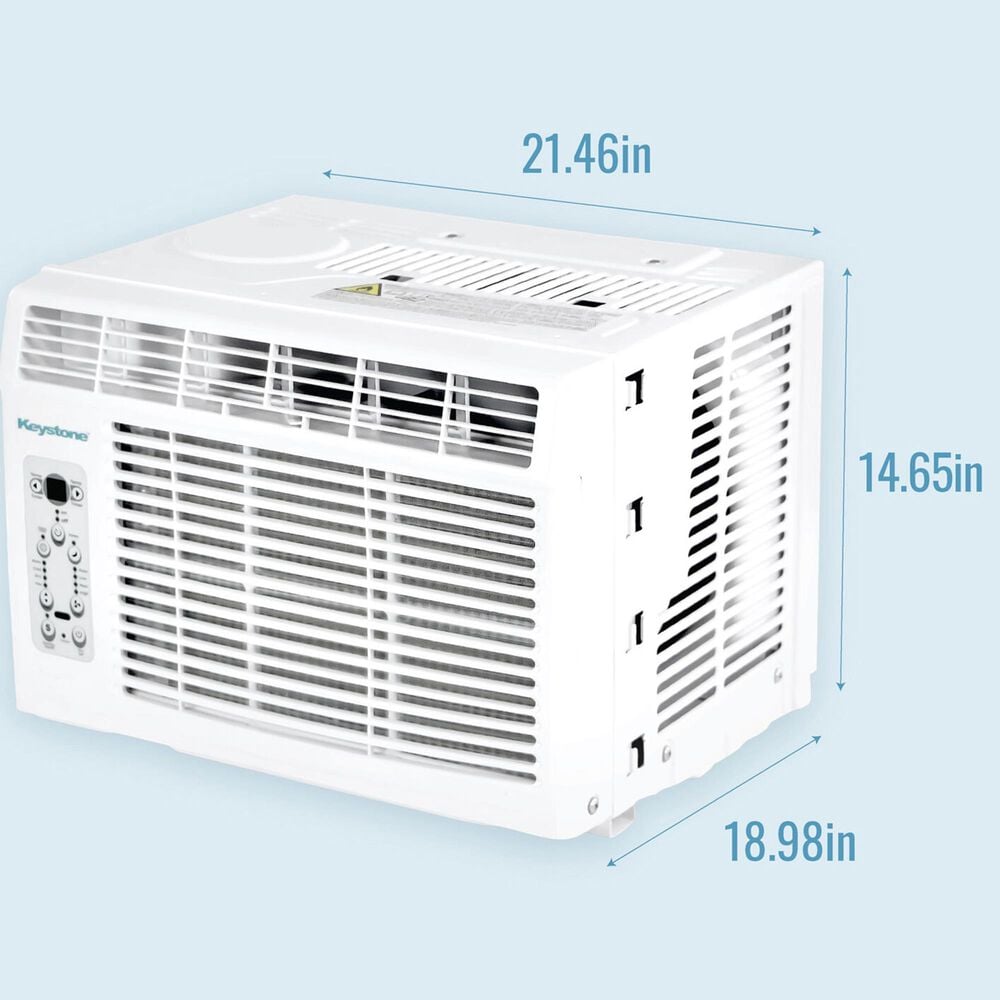 Keystone 14500 BTU Window Air Conditioner in White, , large