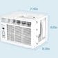 Keystone 14500 BTU Window Air Conditioner in White, , large