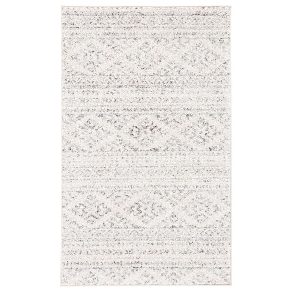 Safavieh Tulum TUL272A 3" x 5" Ivory and Grey Area Rug, , large
