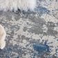 Nourison Rustic Textures RUS08 Grey and Blue 3"11" x 5"11" Area Rug, , large