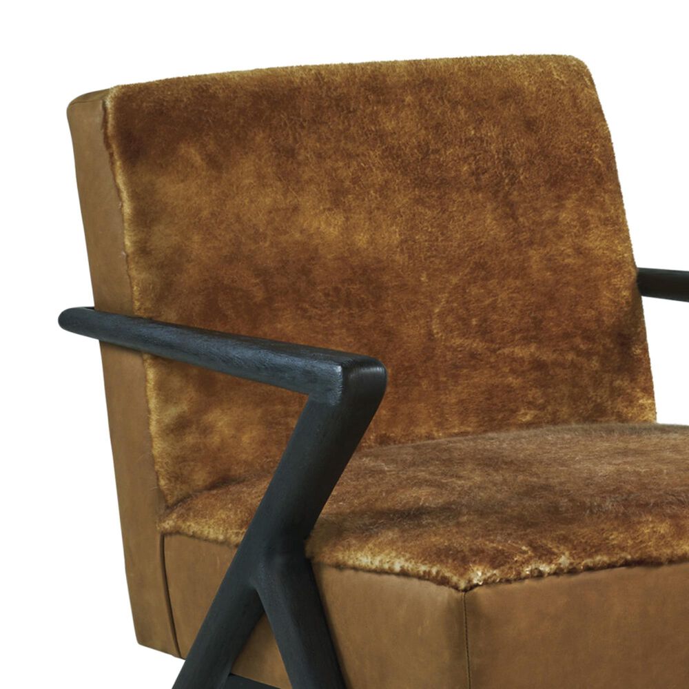 Lexington Furniture Zanzibar Tanzania Arm Chair in Saddle Brown, , large