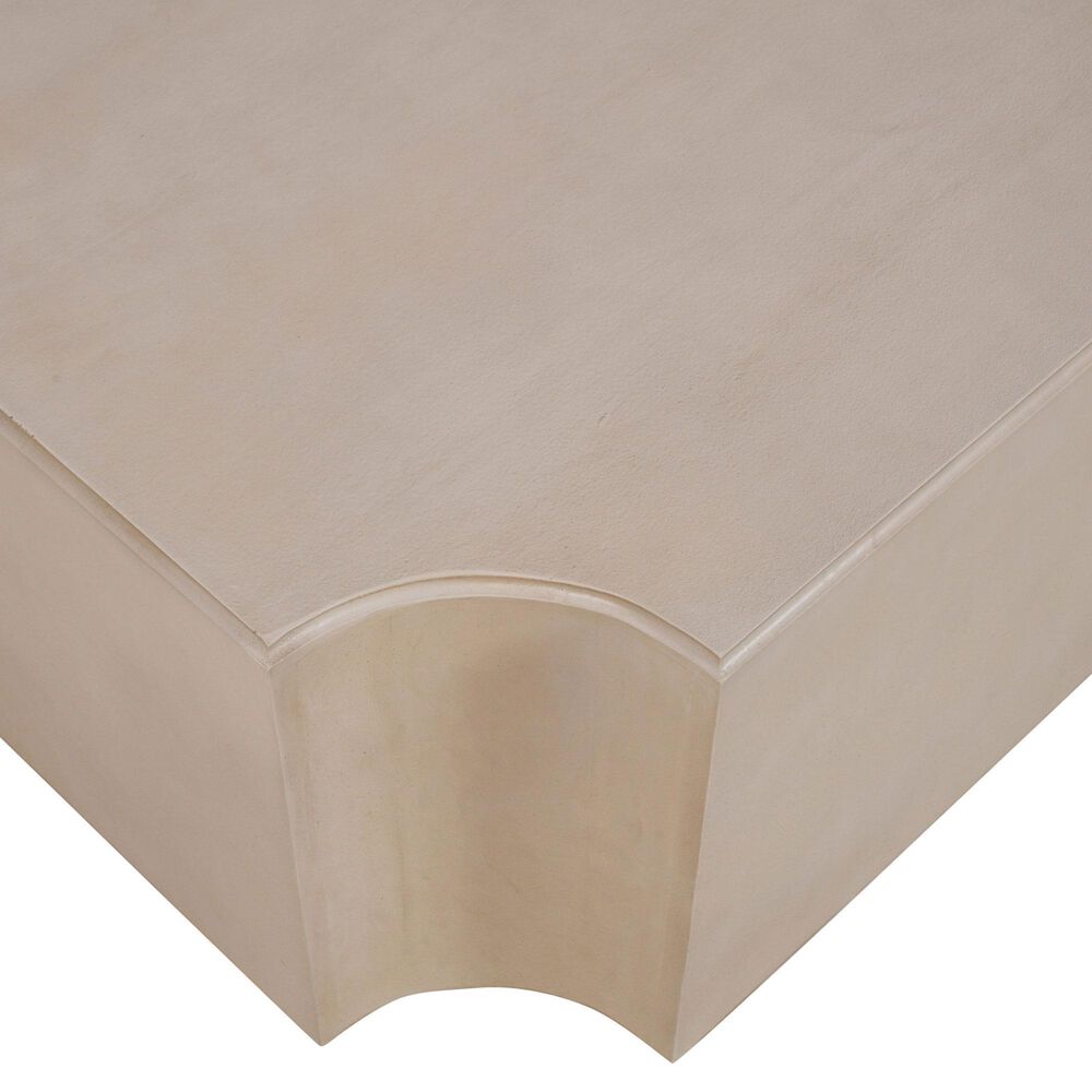 Crestview Collection Capital Cocktail Table in White, , large
