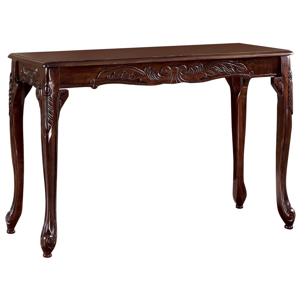 Furniture of America Mobley Console Table in Dark Cherry, , large