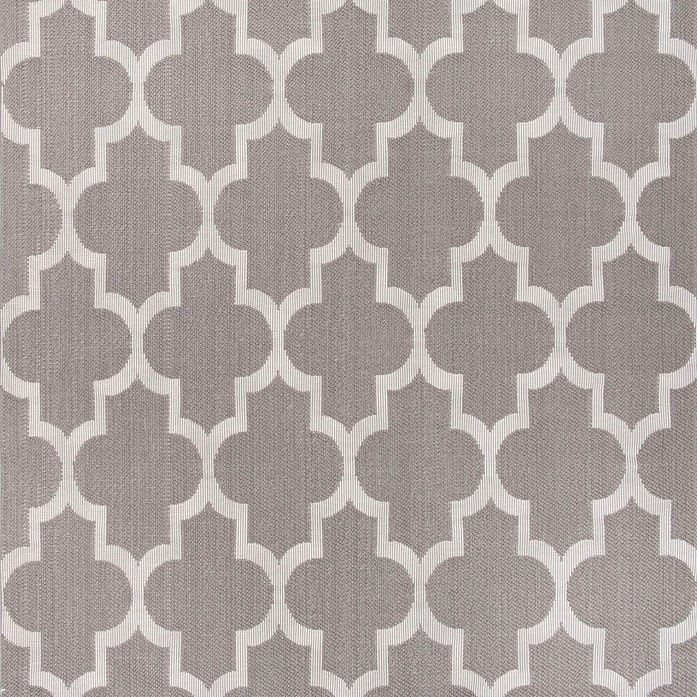 Safavieh Bermuda BMU804F 6&#39;7&quot; Round Grey and Ivory Indoor/Outdoor Area Performance Rug, , large
