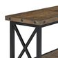 at HOME Carpenter Sofa Table in Oiled Oak, , large