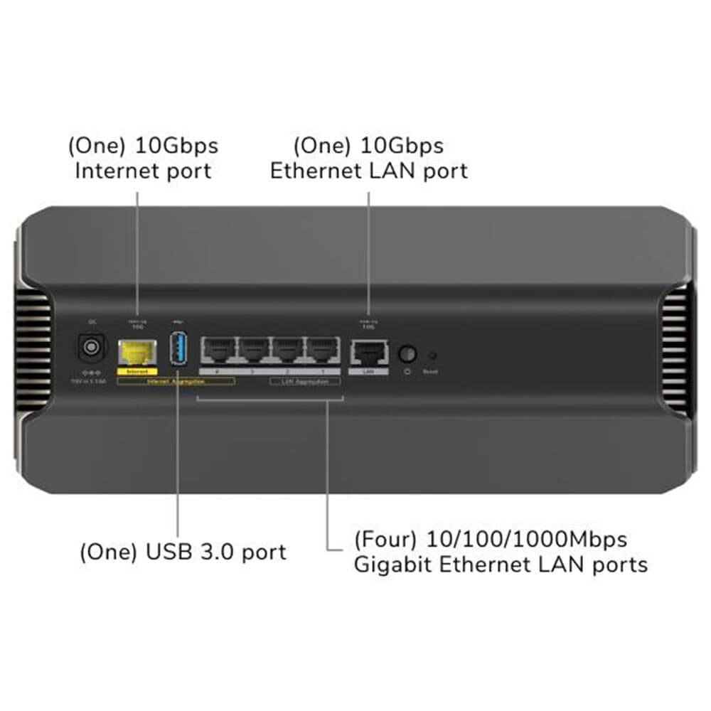 NETGEAR Nighthawk Tri-Band Wi-Fi 7 Router in Black, , large