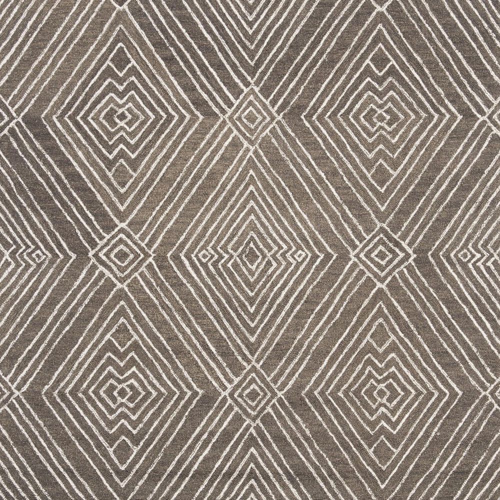 Safavieh Micro-Loop 2&#39;3&quot; x 7&#39; Dark Grey and Ivory Runner, , large