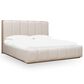 Urban Home Gardenia Queen Upholstered Bed in Chai, , large