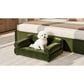 Jennifer Taylor Home Marcel Pet Bed in Olive Green, , large