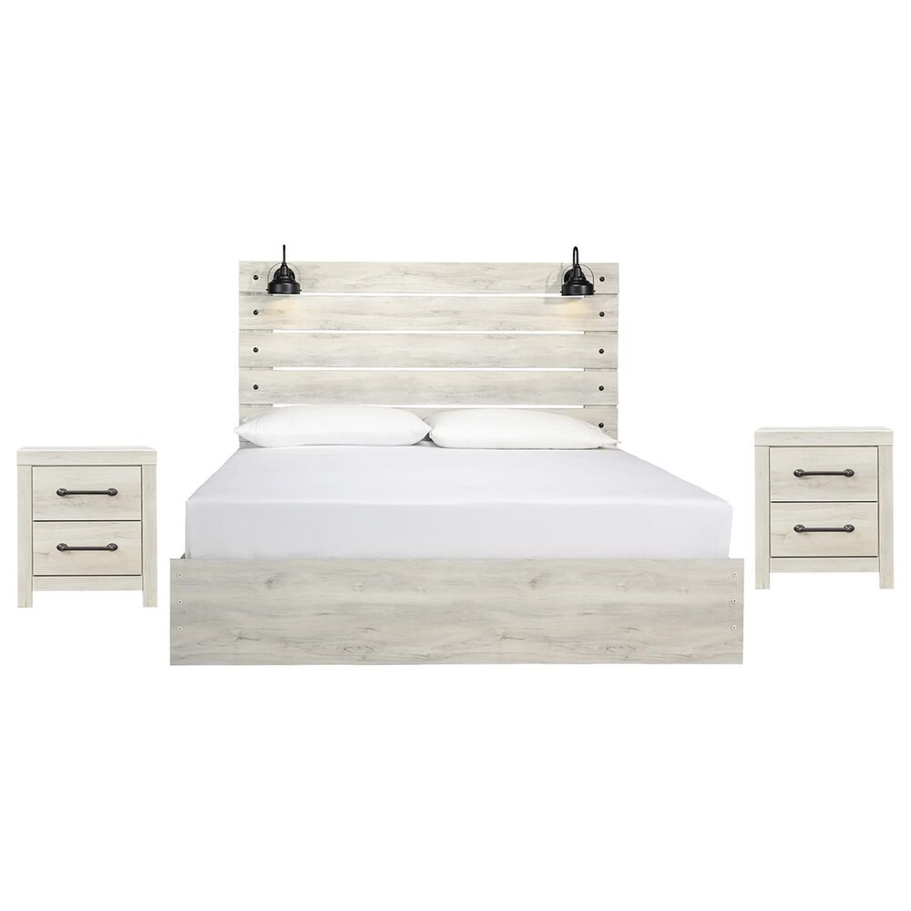 Ashley Cambeck 3-Piece King Bedroom Set in Whitewash, , large