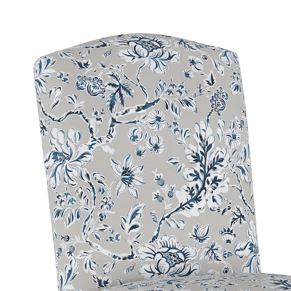 Skyline Furniture Dining Chair in Indian Blockprint Grey, , large