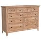 Hawthorne Furniture San Mateo 5-Piece Queen Storage Bedroom Set in Wheat, , large