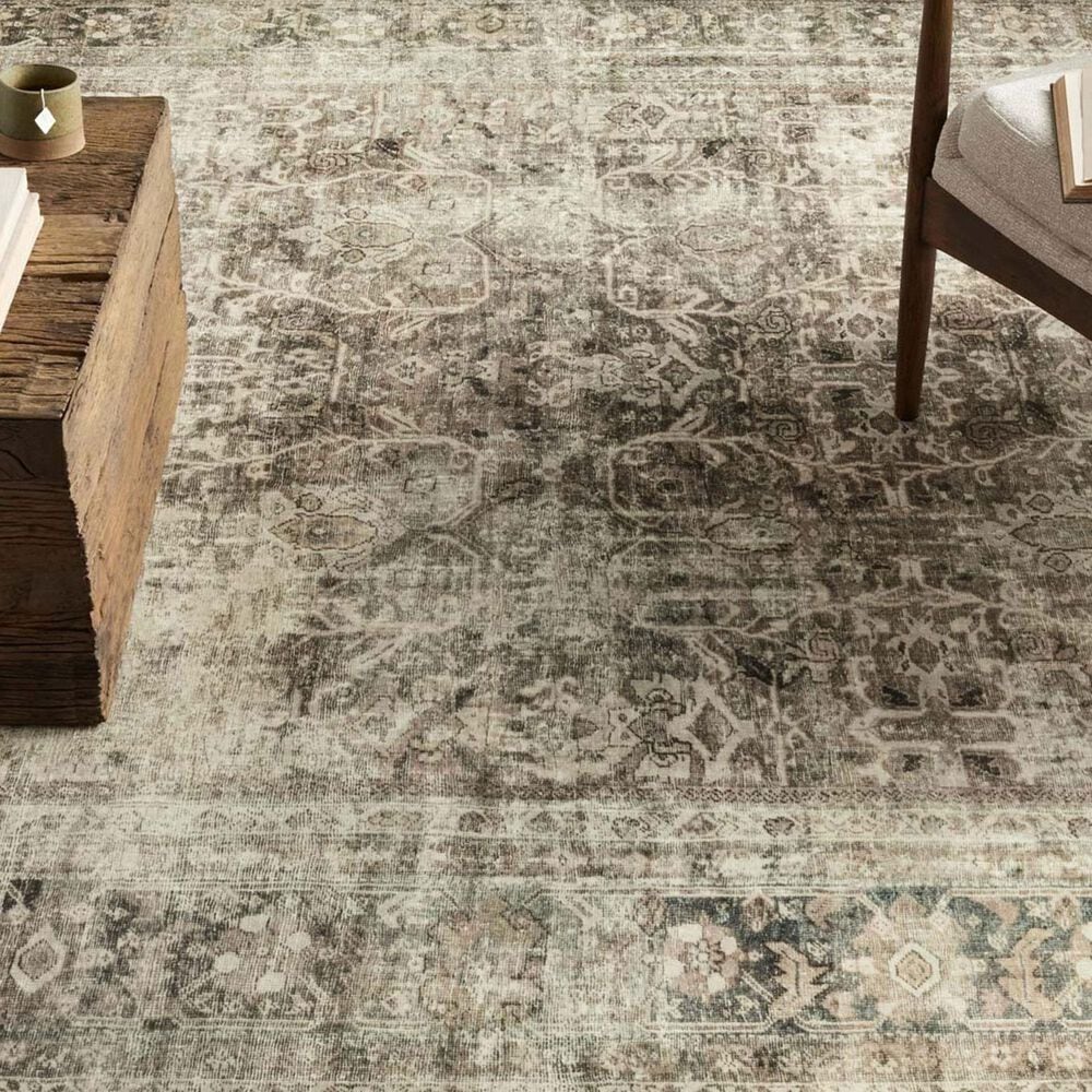Magnolia Home Sinclair 3&#39;6&quot; x 5&#39;6&quot; Pebble and Taupe Area Rug, , large