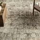 Magnolia Home Sinclair 3"6" x 5"6" Pebble and Taupe Area Rug, , large