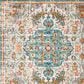 Safavieh Madison MAD447F 5" Square Grey and Light Blue Area Rug, , large