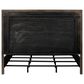 Furniture Worldwide Montclair 4 Piece Queen Panel Bedroom Set in Embossed Cocoa and Smoked Gold, , large
