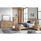 Ashley Hyanna Full Bed in Golden Rustic Tan, , large