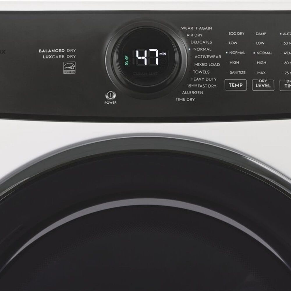 Electrolux 4.5 Cu. Ft. Front Load Washer and 8.0 Cu. Ft. Gas Dryer in Matte White, , large
