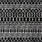 Safavieh Tulum TUL270 6" x 9" Black and Ivory Area Rug, , large