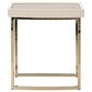 Vista Haus Lisbon End Table in Silken Matte Cream, , large