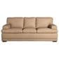 Bordeaux & Co Stationary Leather Sofa and Loveseat Set in Safari Fawn, , large