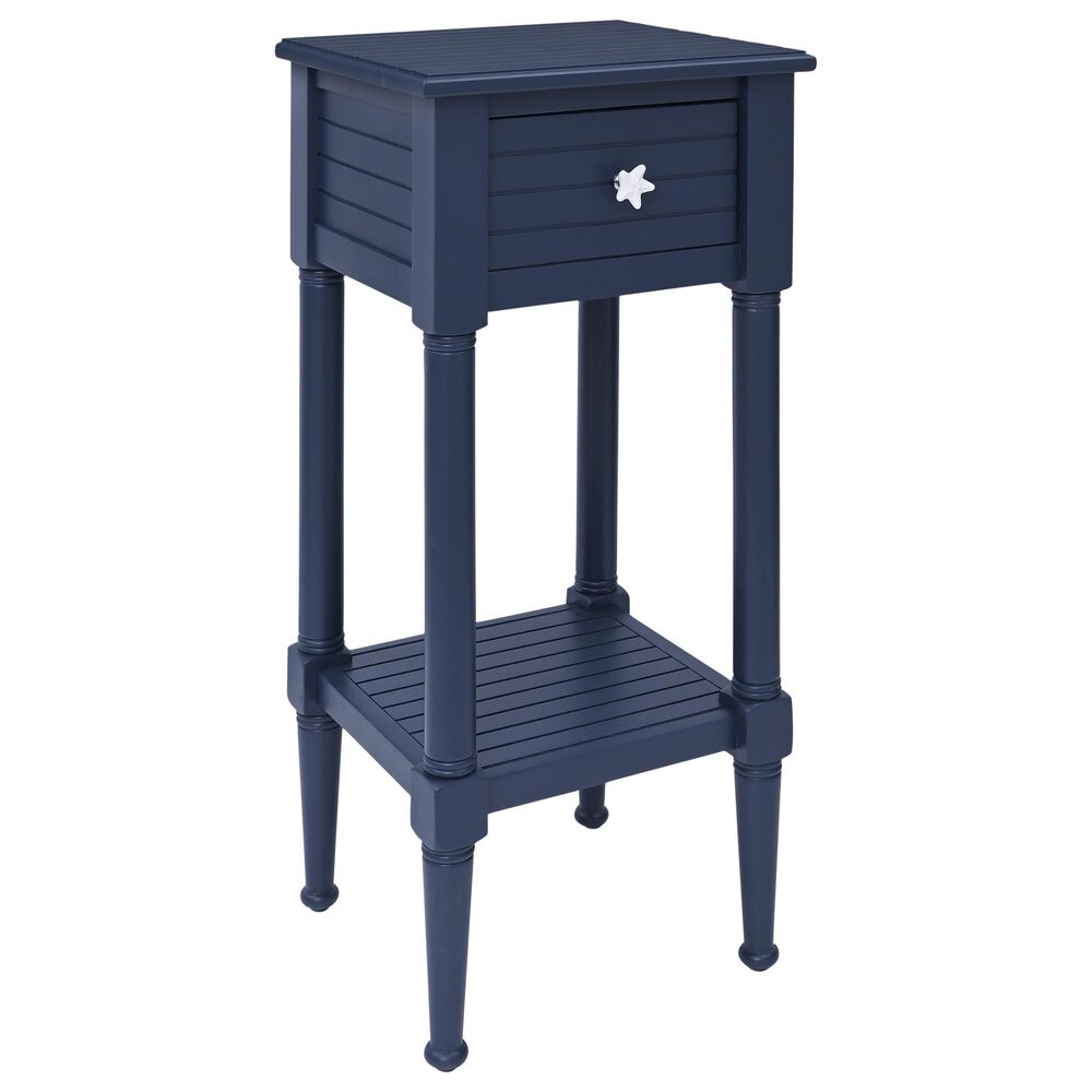 Linon Home Decor Seaboard End Table in Navy, , large