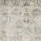 Nourison Fusion FSS11 7"10" x 10"6" Cream and Gray Area Rug, , large