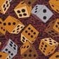 Milliken Brand Code Roll The Dice Essentials Carpet in Burgundy, , large