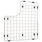 Blanco Performa Bottom Grid for Right Bowl of 50/50 Sinks in Stainless Steel, , large